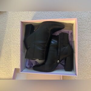 Madden Girl Black Heel Booties
